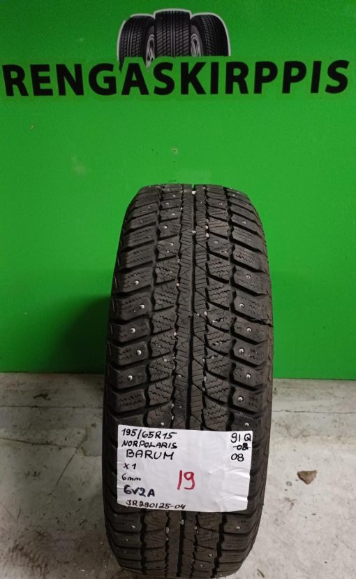 195/65R15 Barum Nor Polaris 91Q nasta 6mm / 6V2A