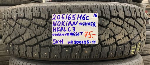 205/65R16C Nokian HKPL C3 107/105R nasta uudenveroiset / 5V11