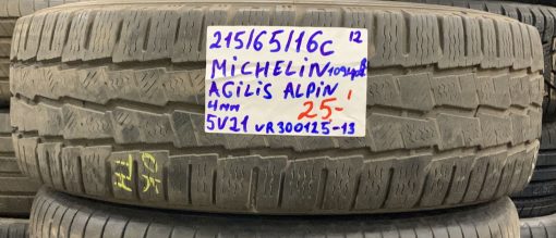 215/65R16C Michelin Agilis Alpin 109/107R kitka 4mm / 5V21