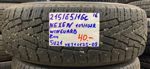 215/65R16C Nexen Winguard 109/107R nasta 8mm / 5V21