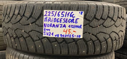 225/65R16C Bridgestone Noranza 112/110R nasta 6mm / 5V21