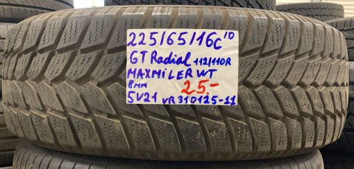 225/65R16C GT Radial Maxmiler WT 112/110R kitka 8mm / 5V21