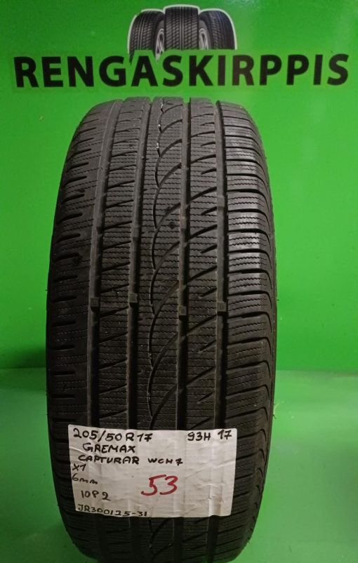 205/50R17 Gremax Capturar WCH7 93H kitka 6mm / 10P2