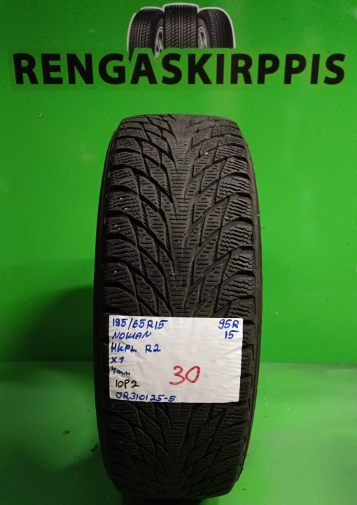 195/65R15 Nokian HKPL R2 95R kitka 4mm / 10P2