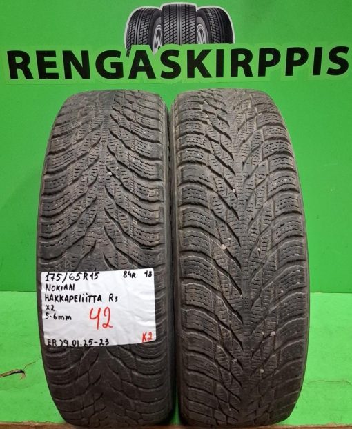 175/65R15 Nokian HKPL R3 84R kitka 5-6mm / K2