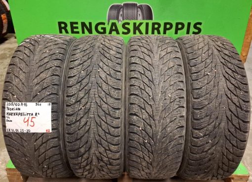 205/60R16 Nokian HKPL R2 96R kitka 5mm / K2