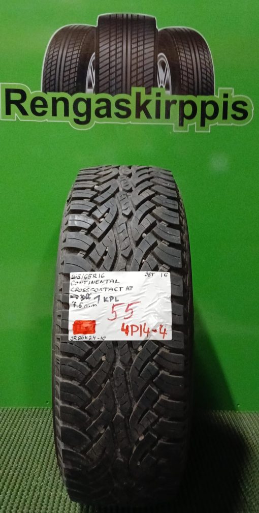 215/65R16 Continental CrossContact AT 98T kesä 7,5mm / 4P14-4
