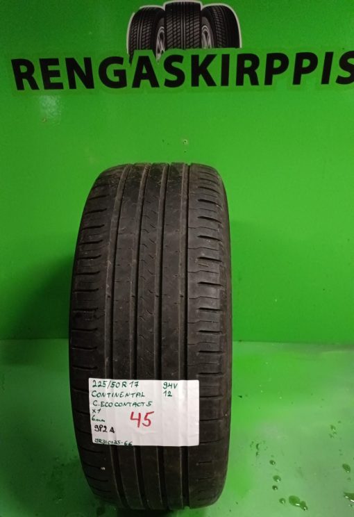 225/50R17 Continental ContiEcoContact 5 94V kesä 6mm / 9P2A