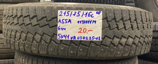 215/75R16C Assa 113/111M nasta 6mm / 5V41