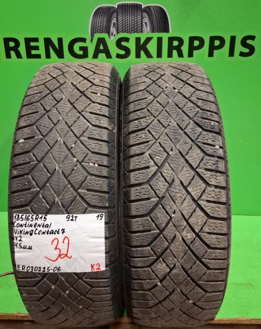 185/65R15 Continental VikingContact 7 92T kitka 4,5mm / K2