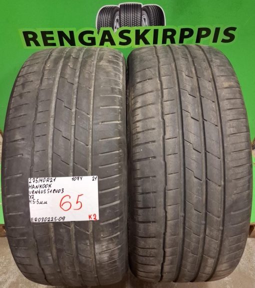 275/40R21 Hankook Ventus S1 Evo 3 107Y kesä 4,5-5mm / K2