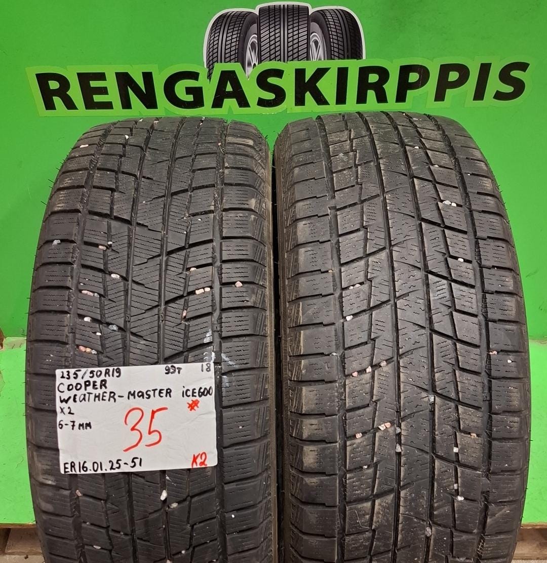 235/50R19 Cooper Weather Master Ice 600 99T kitka 6-7mm # / K2