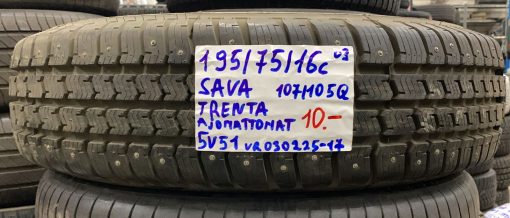 195/75R16C Sava Trenta 107/105Q nasta ajamattomat / 5V51