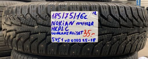 185/75R16C Nokian HKPL C 104/102R nasta uudenveroiset / 5V51