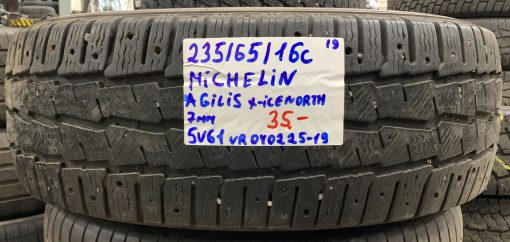 235/65R16C Michelin Agilis X-Ice North kitka 7mm / 5V61