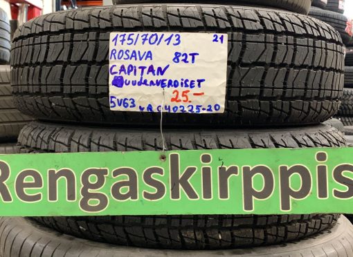 175/70R13 Rosava Capitan 82T kesä uudenveroiset / 5V63