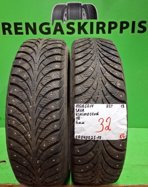 175/65R14 Sava Eskimo Stud 82T nasta 6mm / K6