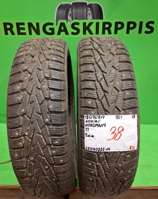 185/70R14 Nokian Nordman 7 92T nasta 9mm / K6