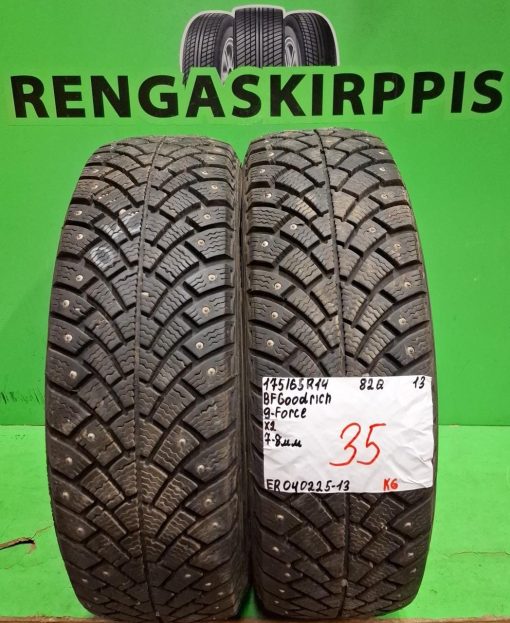 175/65R14 BFGoodrich G-Force 82Q nasta 7-8mm / K6