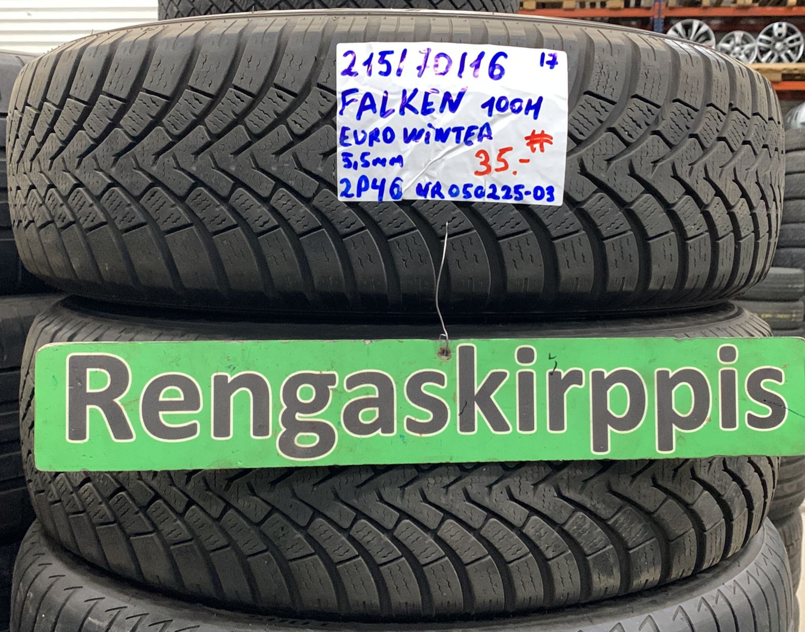 215/70R16 Falken Euro Winter 100H kitka 5,5mm # / K9