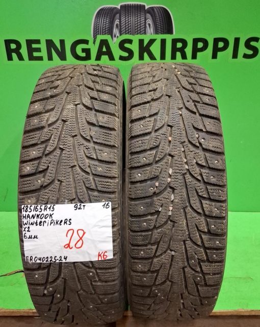 185/65R15 Hankook Winter IPike RS 92T nasta 6mm / K6