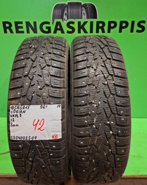 185/65R15 Nokian HKPL 7 92T nasta 8mm / K6