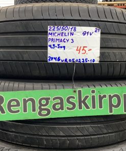 225/50R18 Michelin Primacy 3 91V kesä 4,5-5mm / 3V46