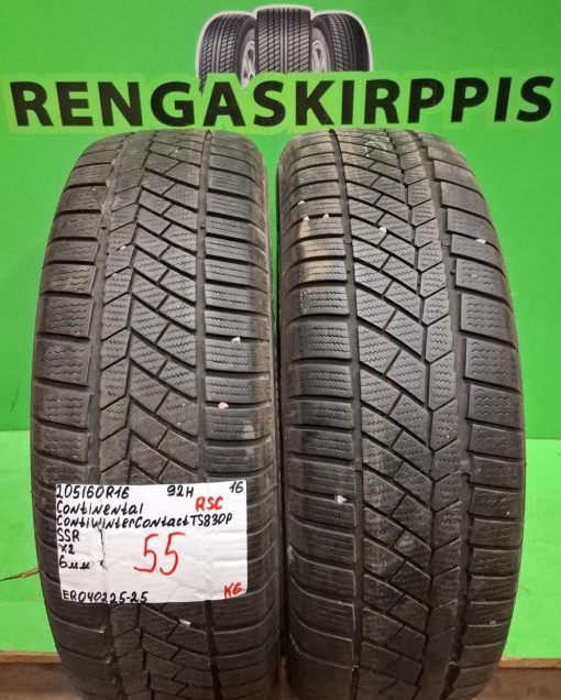 205/60R16 Continental ContiWinterContact TS830P RSC 92H kitka 6mm / K6