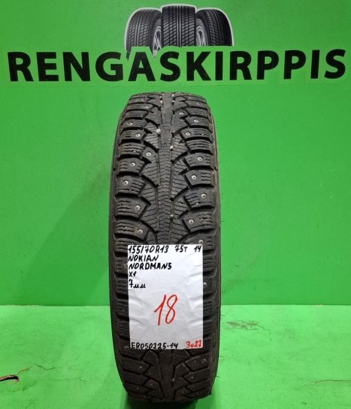 155/70R13 Nokian Nordman 5 75T nasta 7mm / 3V22