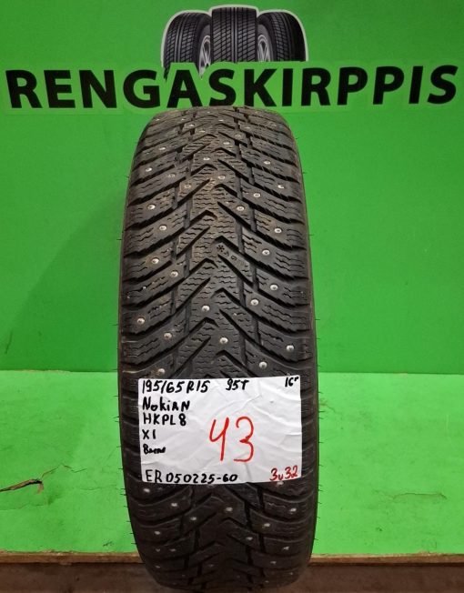 195/65R15 Nokian HKPL 8 95T nasta 8mm / 3V32