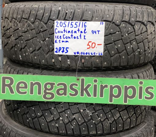 205/55R16 Continental IceContact 2 94T nasta 6,5mm / 2P75