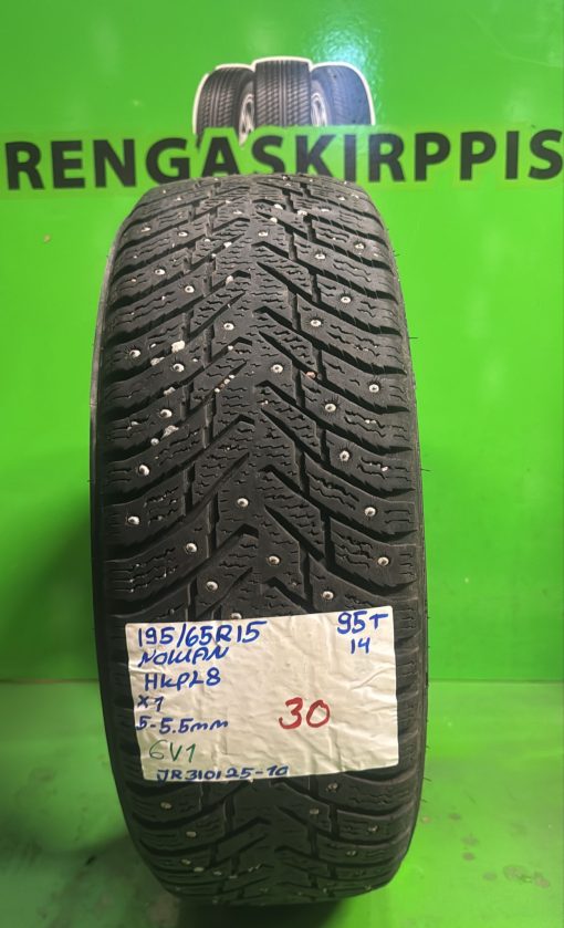 195/65R15 Nokian HKPL 8 95T nasta 5-5,5mm / 6V1