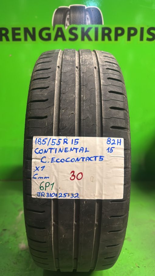 185/55R15 Continental ContiEcoContact 5 82H kesä 6mm / 6P1