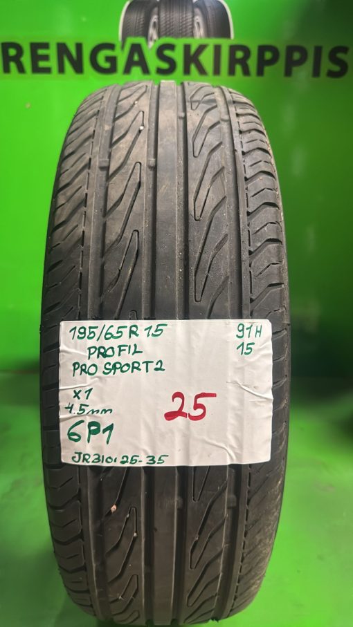 195/65R15 Profil Pro Sport 2 91H kesä 4,5mm / 6P1