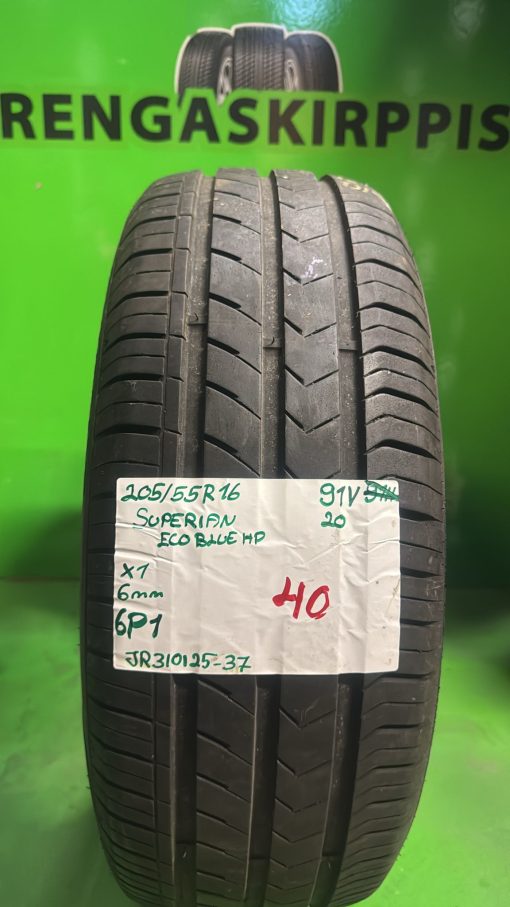 205/55R16 Superian Eco Blue HP 91V kesä 6mm / 6P1