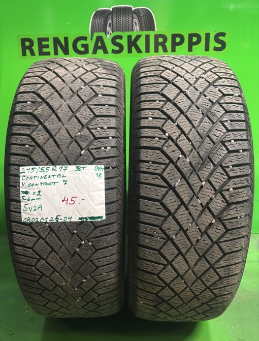 215/55R17 Continental VikingContact 7 98T kitka 5-6mm / 5V2A