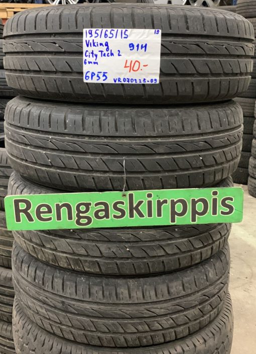 195/65R15 Viking CityTech 2 91H kesä 6mm / 6P55