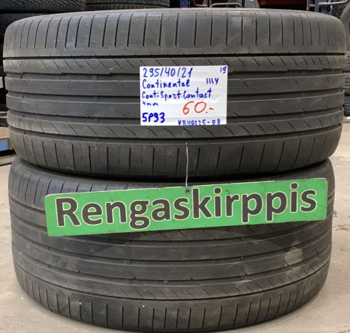 295/40R21 Continental ContiSportContact 111Y kesä 4mm / 5P93