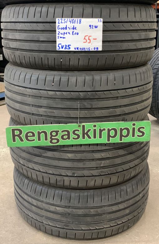 225/40R18 Goodride Zuper Eco 92W kesä 5mm / 5V35