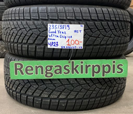 235/55R19 GoodYear UltraGrip Ice 105T kitka 6mm / 4P27