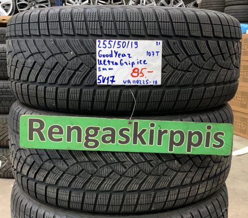 255/50R19 GoodYear UltraGrip Ice 107T kitka 5mm / 5V17