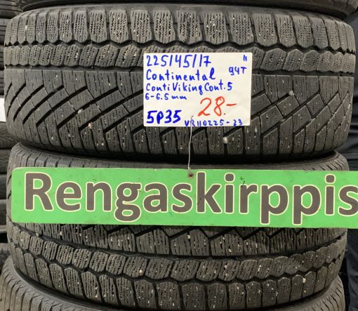 225/45R17 Continental ContiVikingContact 5 94T kitka 6-6,5mm / 5P35