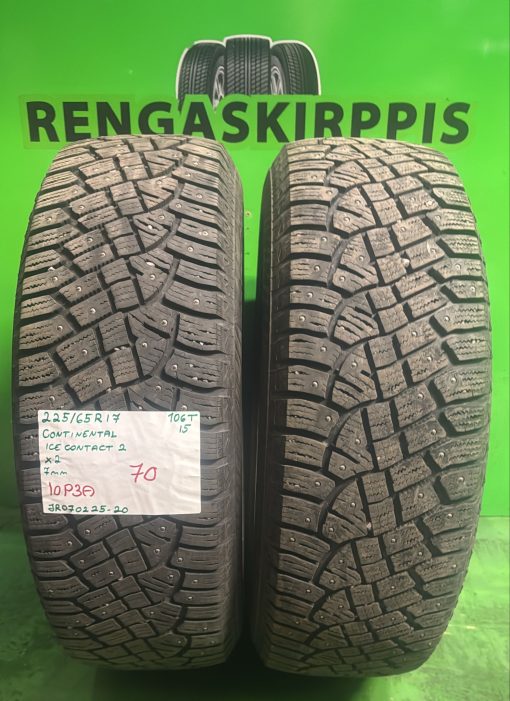 225/65R17 Continental IceContact 2 106T nasta 7mm / 10P3A