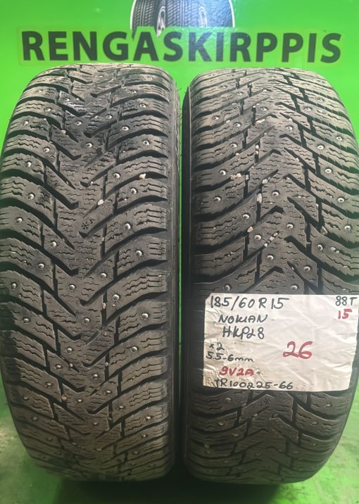 185/60R15 Nokian HKPL 8 88T nasta 5,5-6mm / 9V2A