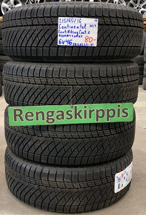 215/65R16 Continental ContiVikingContact 6 102T kitka ajamattomat / 6V46