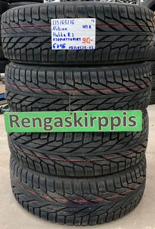 215/65R16 Nokian Hakka R2 102R kitka ajamattomat / 6V46