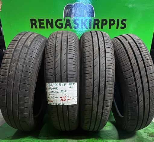 165/65R15 Kumho EcoWing ES31 81T kesä 6-6,5mm / 5P3A