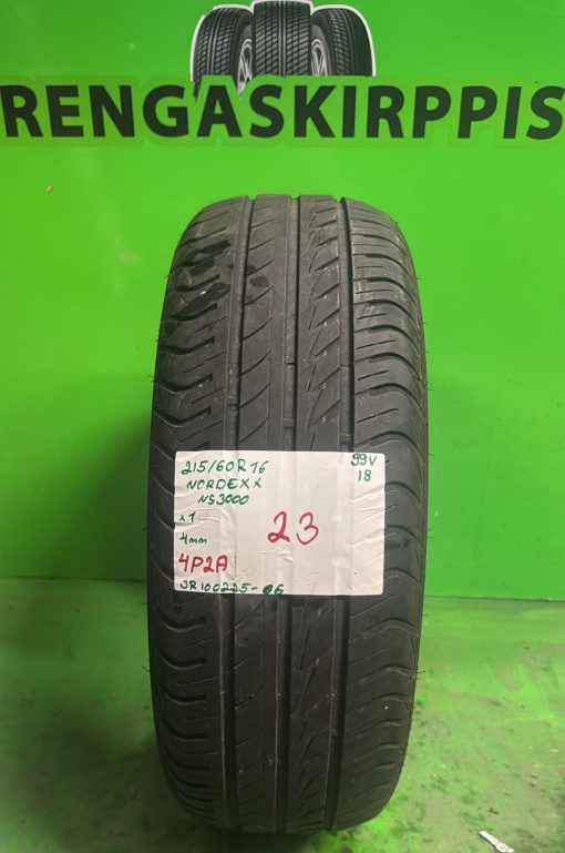 215/60R16 Nordexx NS3000 99V kesä 4mm / 4P2A