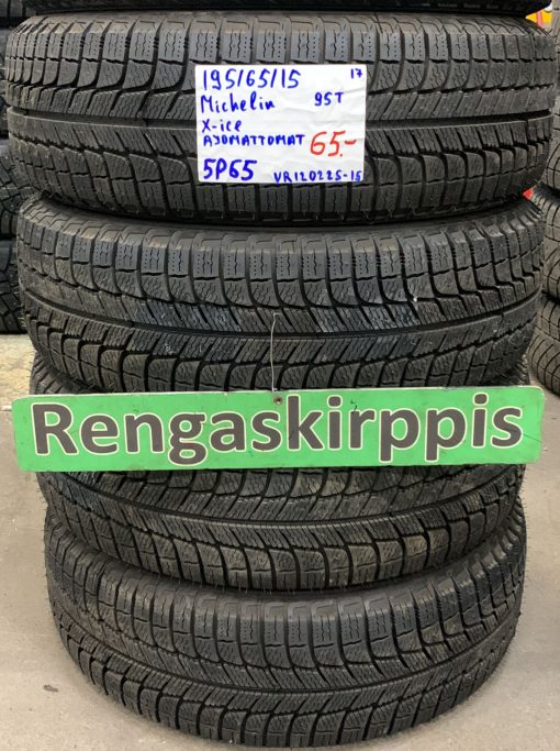 195/65R15 Michelin X-Ice 95T kitka ajamattomat  / 5P65