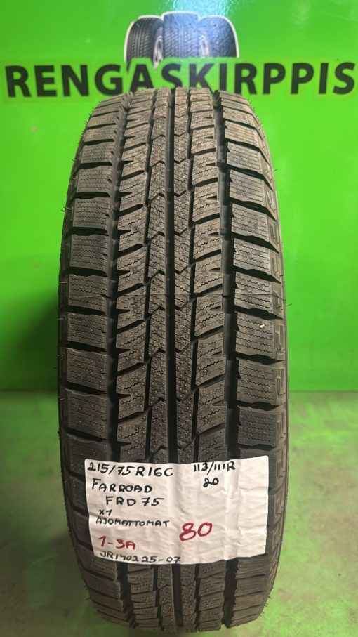 215/75R16C Farroad FRD75 113/111R kitka ajamattomat / 1-3A